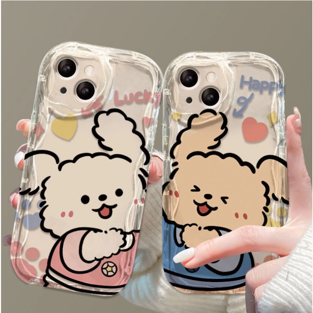 Couple Apple 15plus phone case 13/12 new iPhone 14 cute 11pro soft XR transparent 7/8plus