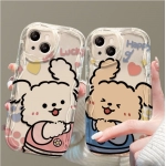 Couple Apple 15plus phone case 13/12 new iPhone 14 cute 11pro soft XR transparent 7/8plus
