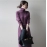 Autumn high neck knitted dress with feminine and fashionable goddess style, tied waist, mid length, knee length sweater