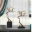 New Chinese style metal welcoming pine small soft decoration home decoration model room desktop decoration Bo Gu shelf soft decoration decoration