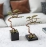New Chinese style metal welcoming pine small soft decoration home decoration model room desktop decoration Bo Gu shelf soft decoration decoration