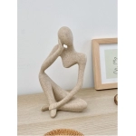 Ins style, niche abstract characters, thinkers, artistic ornaments, living room home decoration, creative modern minimalist accessories