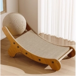 Beach chair, sisal cat scratching board, wear-resistant and shavings resistant, cat climbing frame, cat nest, cat tree integrated, sisal cat frame, cat scratching column