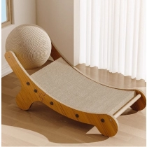 Beach chair, sisal cat scratching board, wear-resistant and shavings resistant, cat climbing frame, cat nest, cat tree integrated, sisal cat frame, cat scratching column