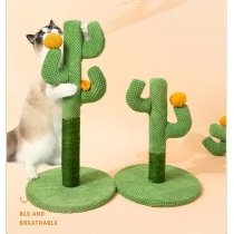 Cactus cat scratching board, sisal cat scratching pole, pet cat climbing frame, cat toy supplies, scratch claws, scratch itching, 