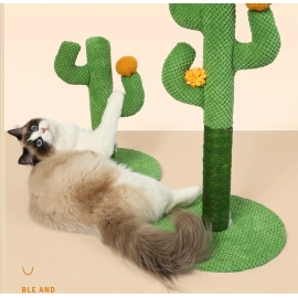 Cactus cat scratching board, sisal cat scratching pole, pet cat climbing frame, cat toy supplies, scratch claws, scratch itching, 