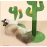 Cactus cat scratching board, sisal cat scratching pole, pet cat climbing frame, cat toy supplies, scratch claws, scratch itching, 